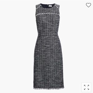 J. CREW - Tweed Fringe Sheath Dress - Size 4